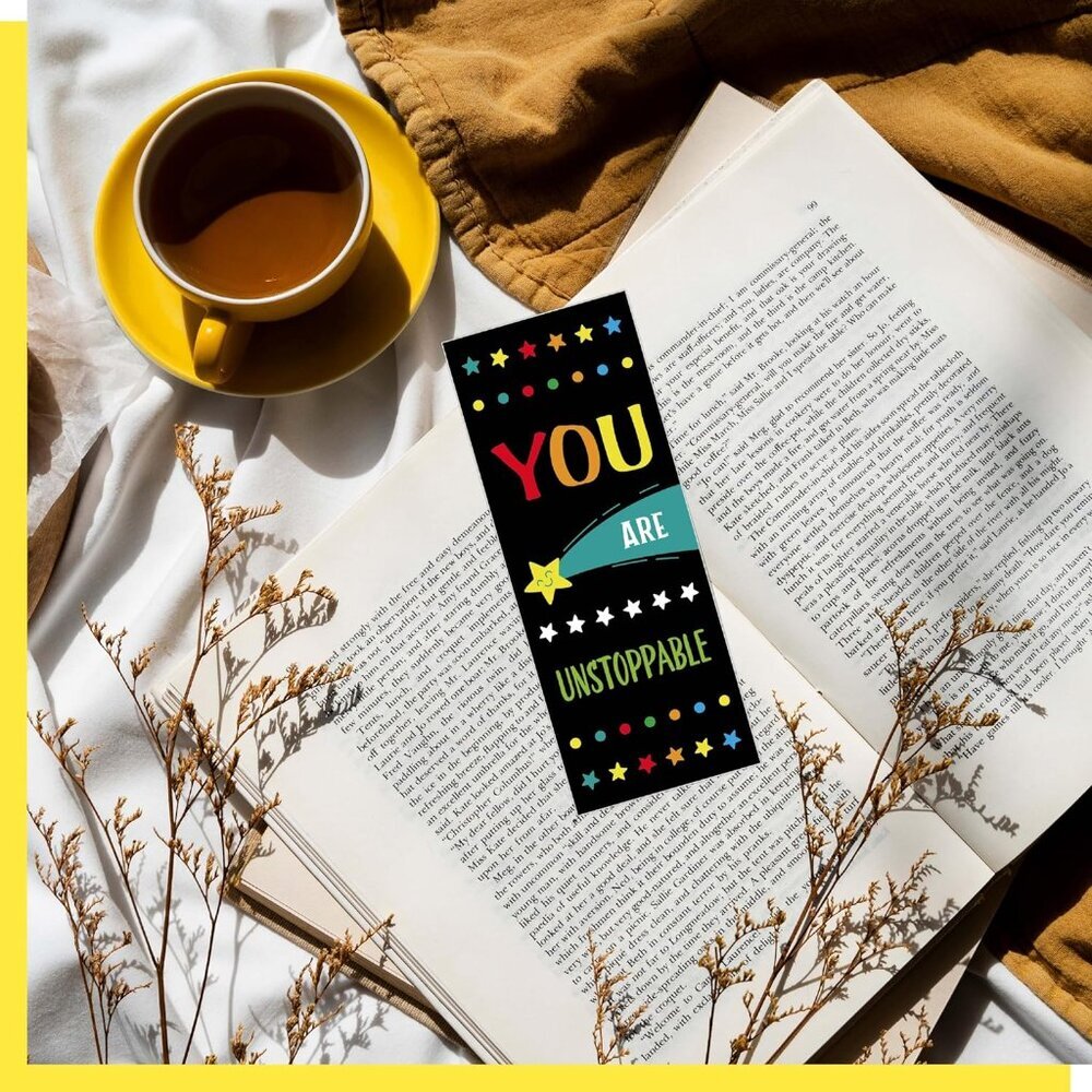 120 PCS Motivational Bookmarks, 30 Designs Double Sided Printing Paper Bookmarks - Picture 7 of 8